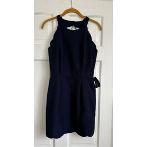 NWT Lauren James Made In USA Sleeveless Keyhole Back Dress Size Small Minimalist